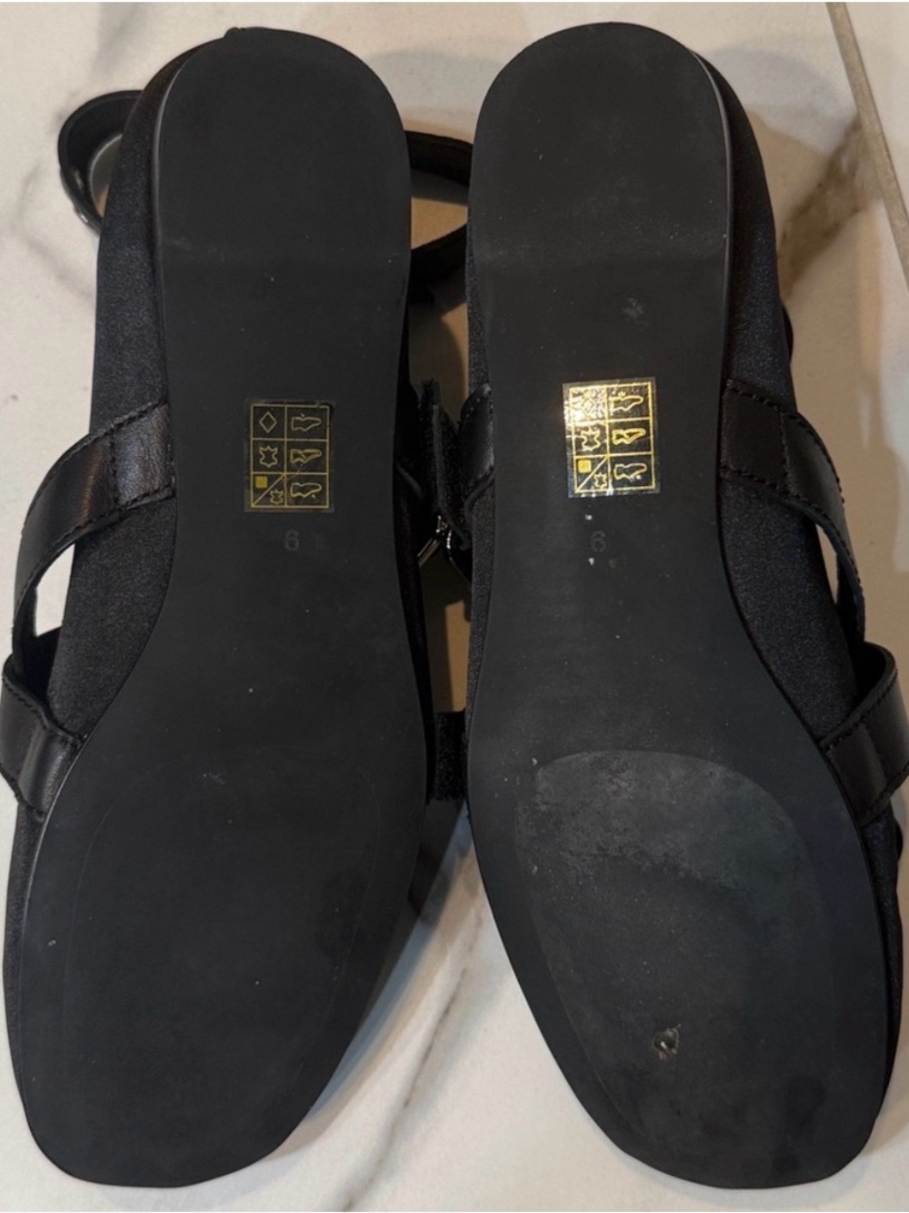 Jeffrey Campbell Choreo Moto Black Satin Ballet Flats 9 Punk Ballerina Mary Jane - Picture 6 of 8